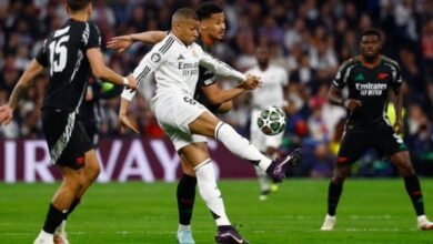 أرسنال-يجدد-فوزه-على-ريال-مدريد-ويتأهل-لنصف-نهائي-دوري-الأبطال 