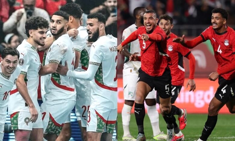 في-نصف-النهائي-الأفريقي-،-مصر-تتحدى-السنغال-ومواجهة-مرتقبة-في-الرباط-بين-أسود-الأطلس-ومنتخب-نيجيريا