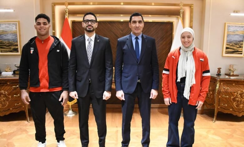 بحضور-محمد-مطيع.-وزير-الشباب-والرياضة-يكرم-أبطال-الجودو-بعد-فضيتي-كأس-العالم