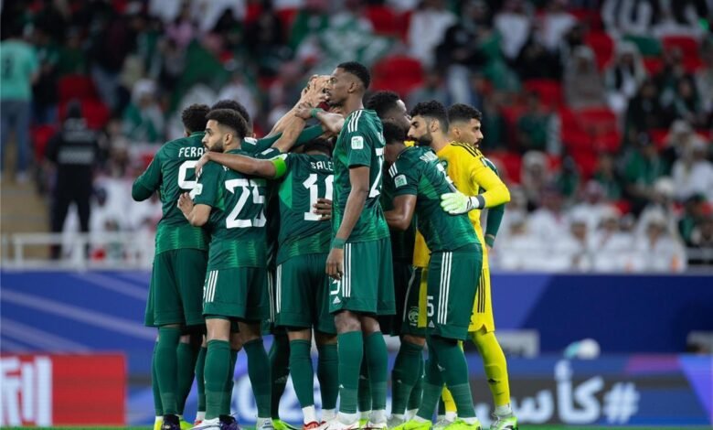 منتخب-السعودية-يستعد-لمواجهة-مصر-بمعسكر-أسباير