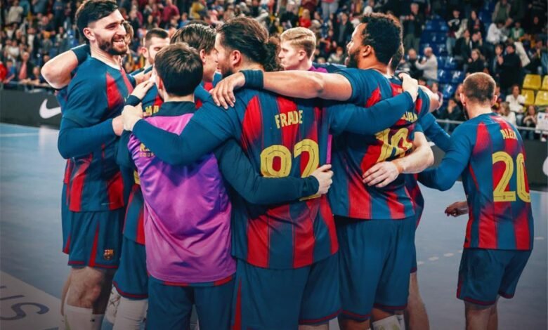 برشلونة-يتوج-بلقب-الدوري-الإسباني-لكرة-اليد-بمشاركة-سيف-الدرع