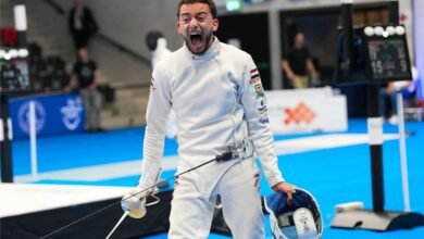 محمد-السيد-يتوج-بذهبية-كأس-العالم-لسيف-المبارزة-في-سويسرا