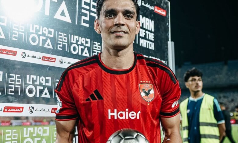أشرف-بن-شرقي-أفضل-لاعب-في-مباراة-الأهلي-والشرقية-إنبي