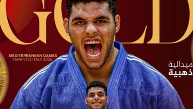 عمر-الرملي-يحصد-ذهبية-الجودو-المصري-في-دورة-ألعاب-البحر-المتوسط-بتارانتو